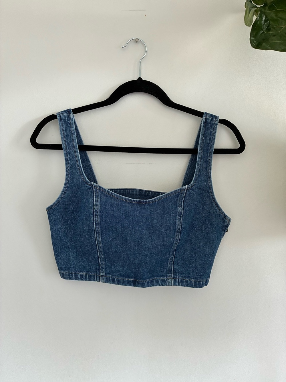 Denim Bra Top